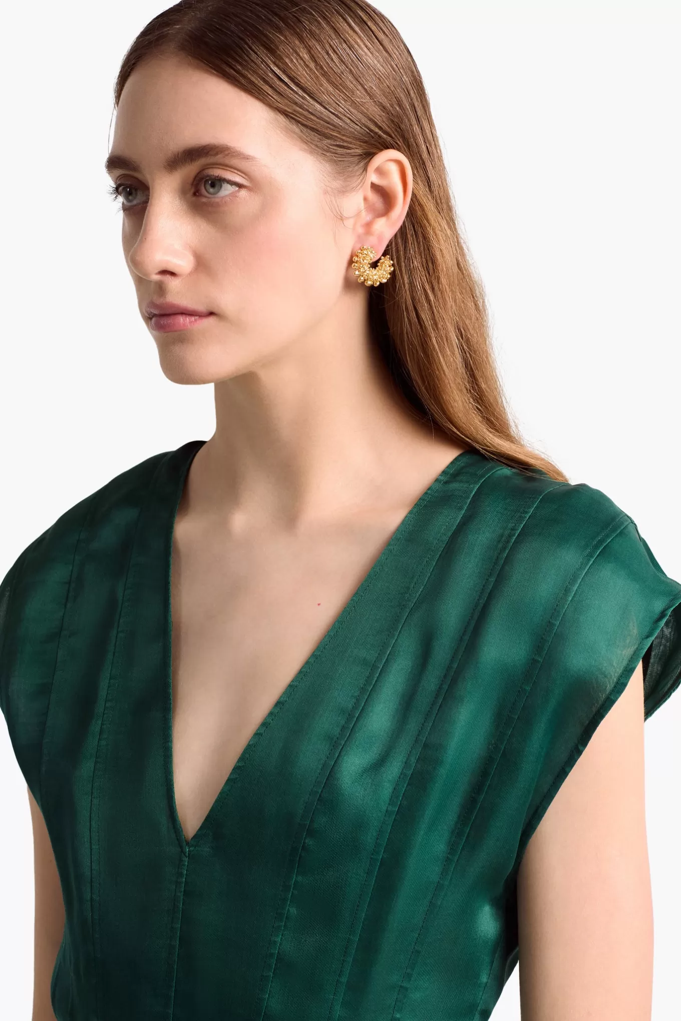 Beaded Huggie Earring*Altuzarra Flash Sale